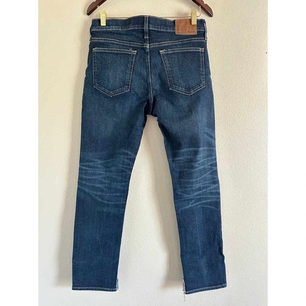 Madewell Slim Jeans Mens 32x32* Heritage Cotton Blend Stretch Dark Classic L-12